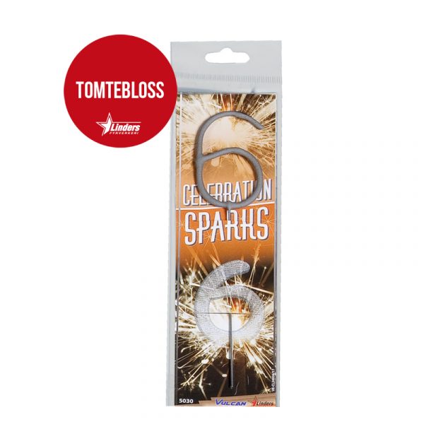 Celebration Sparks “6” (Tomtebloss)